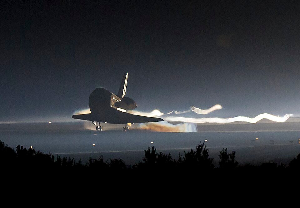 STS-135 launch operations photography