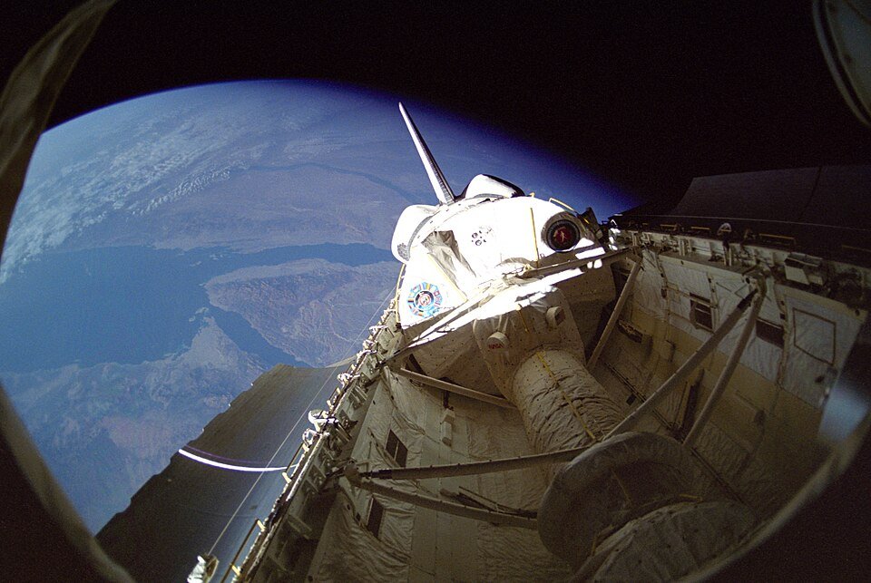 STS-42 launch operations photography