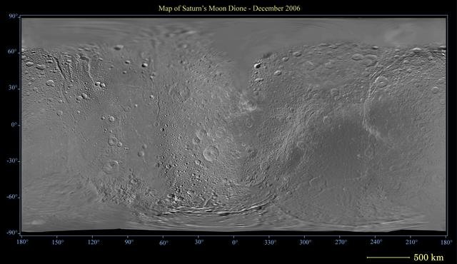 Map of Dione - December 2006