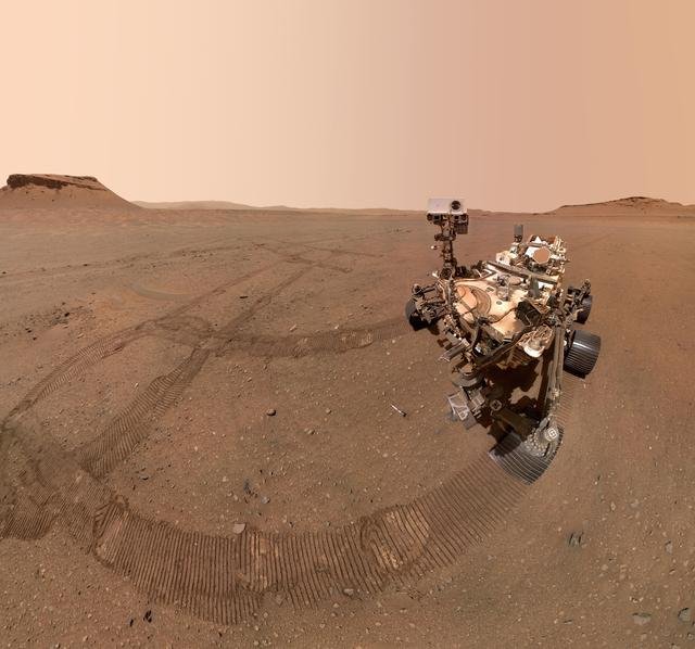 Arm Stretch by Curiosity Mars Rover
