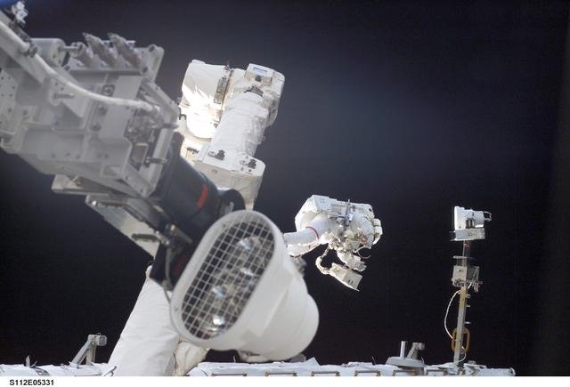 MS Wolf during EVA 2